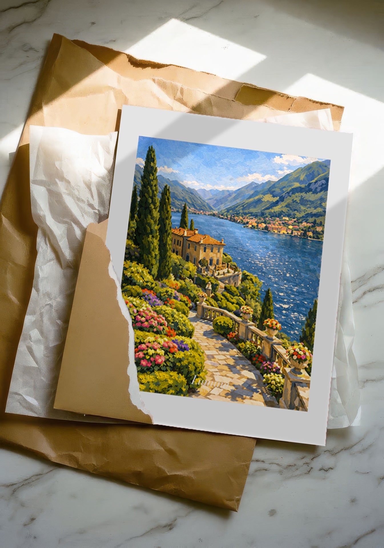 Sunlit Villa by the Lake