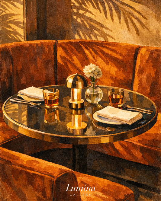 Golden Café Evening