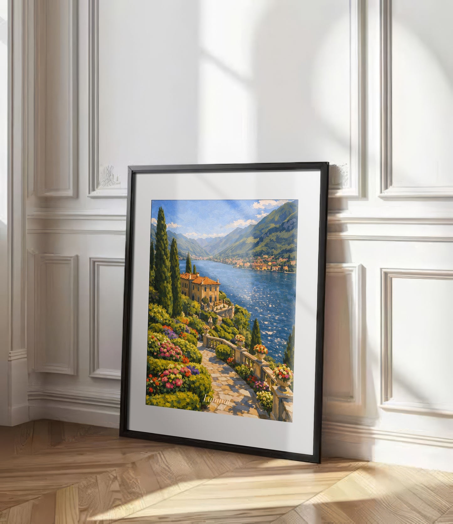 Sunlit Villa by the Lake