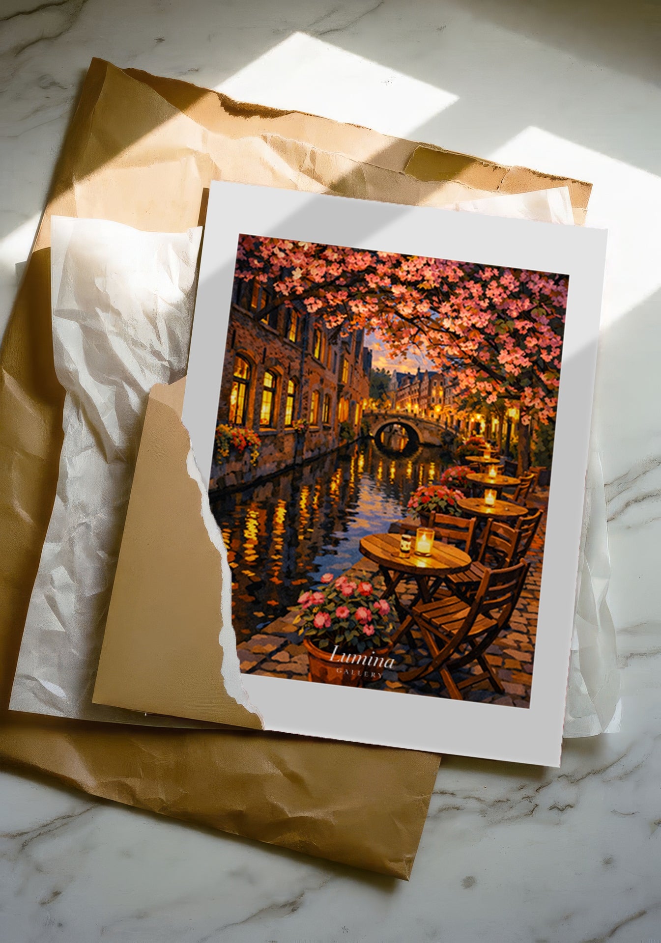 Evening Blossom Canal