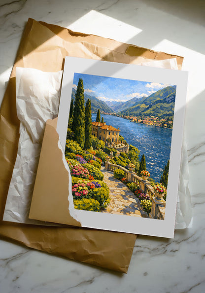 Sunlit Villa by the Lake