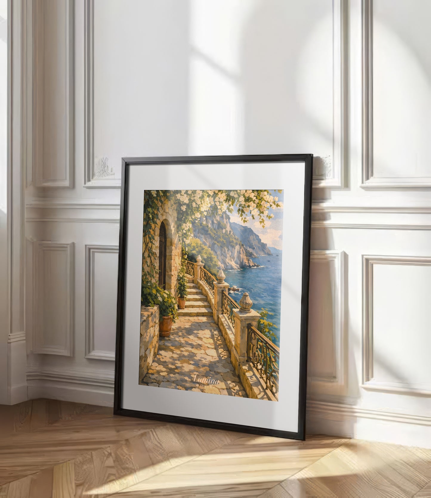 Sunlit Seaside Terrace