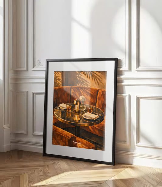 Golden Café Evening