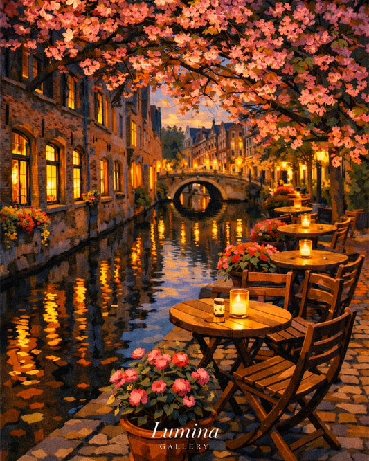 Evening Blossom Canal