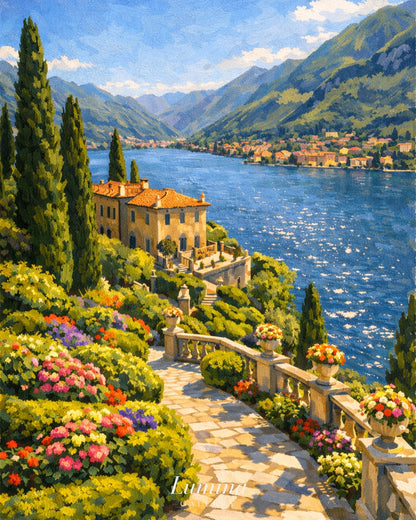 Sunlit Villa by the Lake